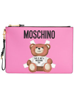 клатч с принтом Teddy Bear Moschino