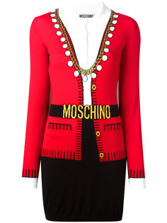 tromp-loeil cardigan dress Moschino