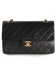 маленькая сумка на плечо с двойным откидным клапаном Chanel Vintage