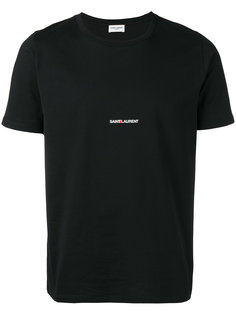 logo print T-shirt Saint Laurent