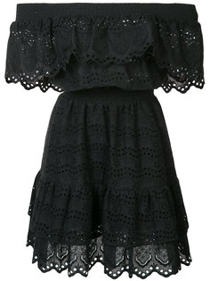 Off The Shoulder Ruffle Eyelet Dress Love Shack Fancy