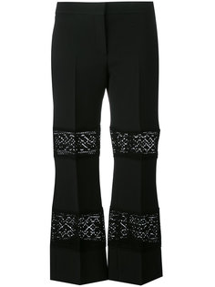 брюки с полупрозрачными вставками Alexander McQueen