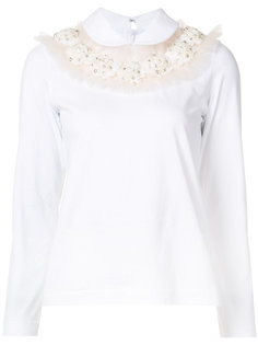 bead embellished blouse  Comme Des Garçons Tricot