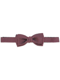 woven chevron tie Lanvin