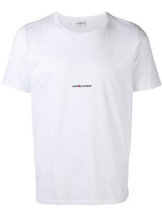 logo print T-shirt Saint Laurent