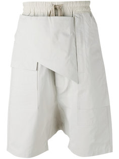 шорты с запахом в стиле casual Rick Owens DRKSHDW
