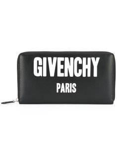 кошелек на молнии с принтом-логотипом Givenchy