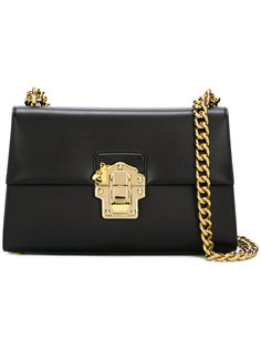 сумка на плечо с золотистым замком Dolce &amp; Gabbana