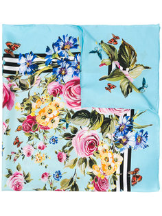 шарф с цветочным рисунком Dolce &amp; Gabbana
