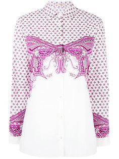 рубашка с красным рисунком Etro