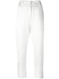 high-waist cropped trousers Brunello Cucinelli
