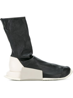 кроссовки с носочной вставкой Adidas Level Rick Owens