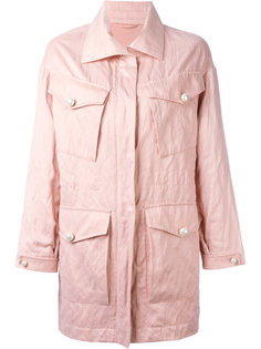 multi-pockets zipped coat Ermanno Scervino