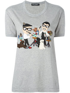 футболка с нашивкой Dolce &amp; Gabbana