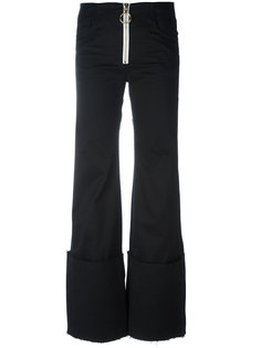 брюки с широкими отворотами Off-White