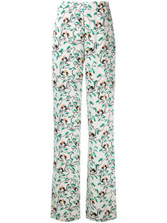 leaf print wide leg trousers Etro