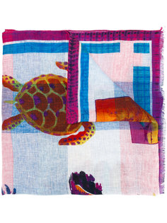 printed linen scarf  Etro