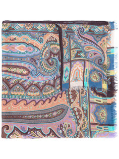 шарф с узором Etro