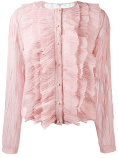crepe ruffled blouse Givenchy