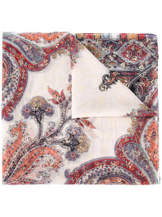 Paisley print sequin embellished scarf Etro