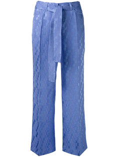 wide-leg cropped trousers Etro