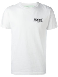 футболка с вышивкой  Off-White