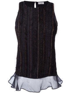 фактурный прозрачный топ  Brunello Cucinelli