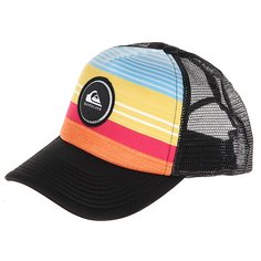 Бейсболка с сеткой Quiksilver Striped Vee Yo Nasturtium