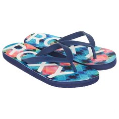 Вьетнамки Roxy Playa Blue/White Print