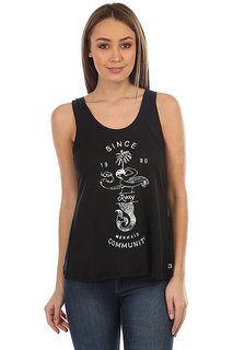 Майка женская Roxy Graffitimermaid Anthracite