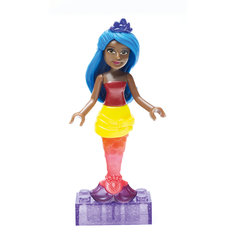 Барби: мини фигурка Rainbow Mermaid, MEGA BLOKS