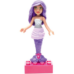Барби: мини фигурка Gem Mermaid, MEGA BLOKS