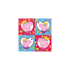 Салфетки  33*33 см, 20 шт., Peppa Pig Росмэн