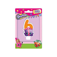 Свеча-цифра 6, 8 см, Shopkins Росмэн
