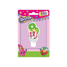 Свеча-цифра 8, 8 см, Shopkins Росмэн