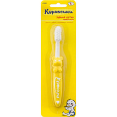 Зубная щетка "Мишутка", Kurnosiki, желтый Курносики
