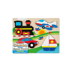 Мои первые пазлы "Транспорт", Melissa &amp; Doug