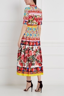 Хлопковое платье Dolce & Gabbana