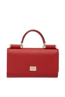 Кожаная сумка Mini Von Bag Dolce & Gabbana