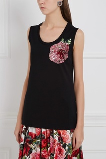 Топ с вышивкой Dolce & Gabbana