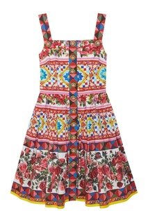 Хлопковое платье Dolce & Gabbana