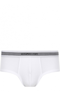 Хлопковые хипсы с широкой резинкой Dolce &amp; Gabbana