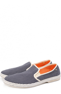 Текстильные эспадрильи в контрастную полоску Rivieras Leisure Shoes