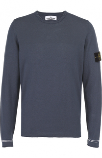 Хлопковый джемпер с необработанными краями Stone Island