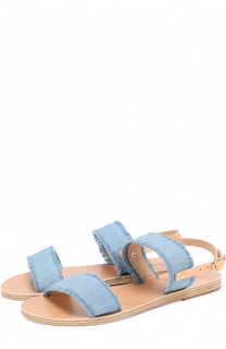 Сандалии Clio из денима Ancient Greek Sandals