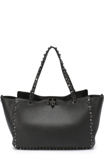 Сумка-шоппер Rockstud Rolling Noir medium Valentino