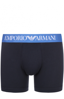 Хлопковые боксеры с широкой резинкой Emporio Armani