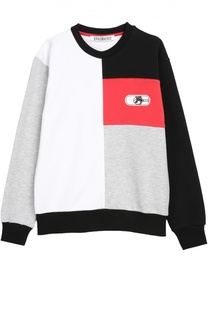 Хлопковая толстовка color block Dirk Bikkembergs