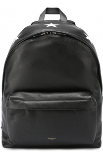 Кожаный рюкзак с контрастной отделкой Givenchy