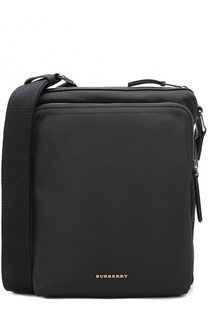 Текстильная сумка-планшет с внешним карманом на молнии Burberry